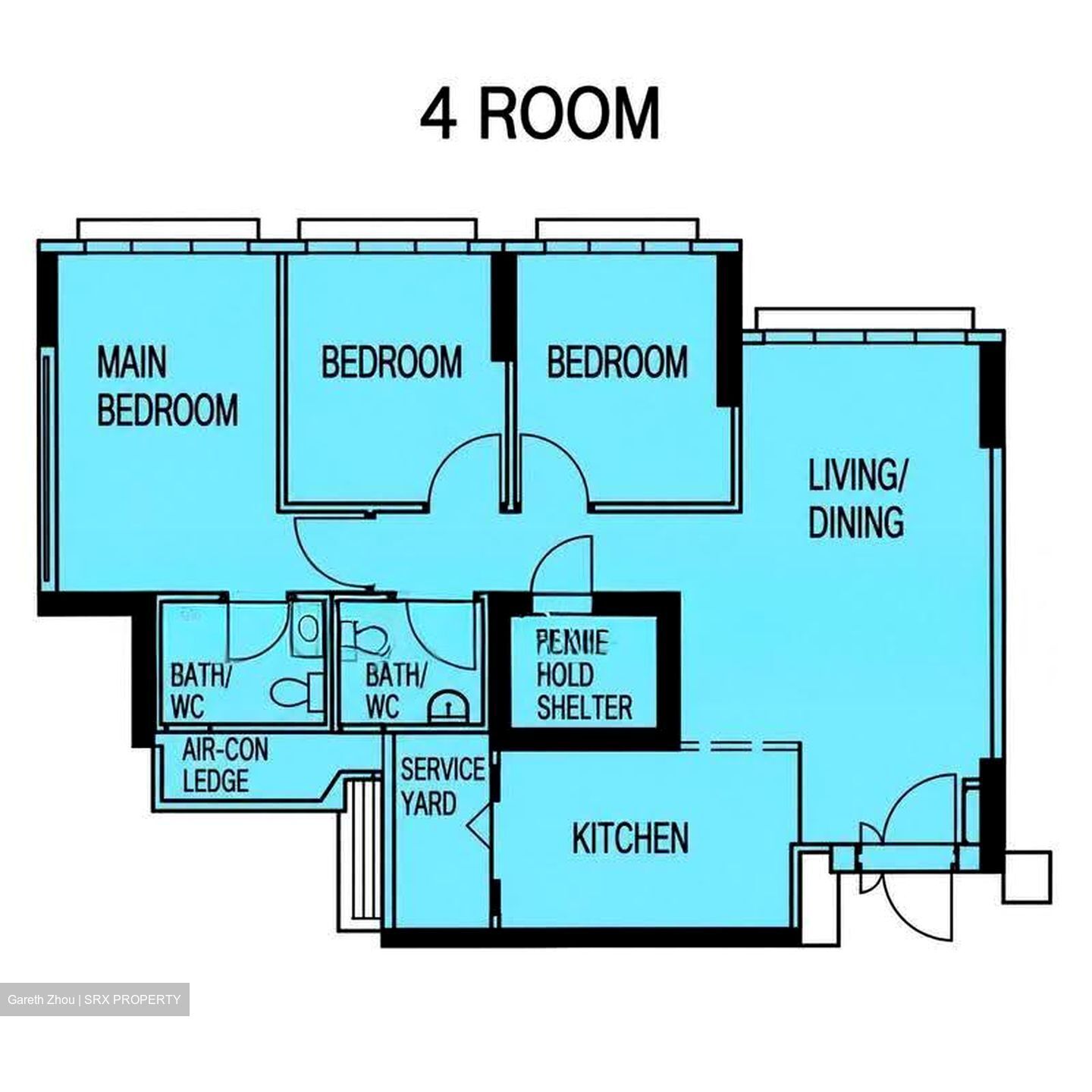 Blk 83B Macpherson Spring (Geylang), HDB 4 Rooms #635045061